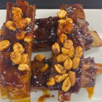 Bbq Ribs · Topped with Spicy Peanuts