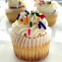 Double Vanilla Cupcake · Classic vanilla cake topped with sweet American buttercream.