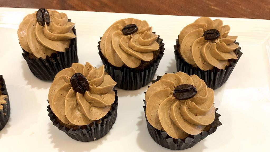 Cold Brew Cupcakes · Freshly brewed cold brew cake topped with a full espresso buttercream