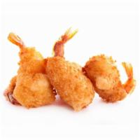 5 Piece Shrimp & Chips · 5 pieces of Perfectly fried golden Shrimp, served with a side of golden crispy chips.
