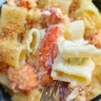 Lobster Mac & Cheese · maine lobster, rigatoni, three cheese, breadcrumbs