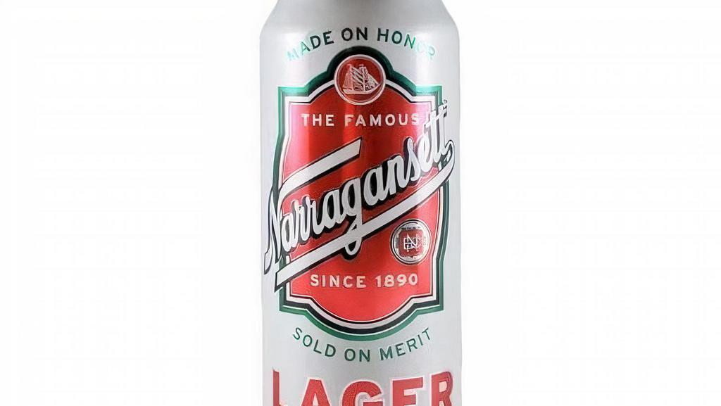 Narragansett Lager Can · narragansett brewery  5%  providence ,ri