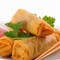 Thai Spring Roll · With sweet and spicy dipping sauce.
