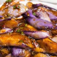 Eggplant With Garlic Sauce · White rice, spicy.