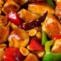 Kung Po Chicken · With white rice. Spicy.