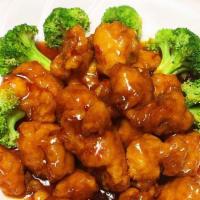 General Tso'S Chicken · With white rice. Spicy.