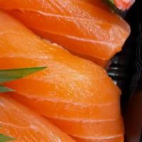 Salmon · Consuming raw or uncooked food may cause foodborne illness.