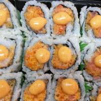 Spicy Maki Combo · Spicy tuna, spicy salmon, spicy yellowtail