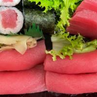Tuna Lover · 4 sushi, 4 sashimi, 1 tuna roll