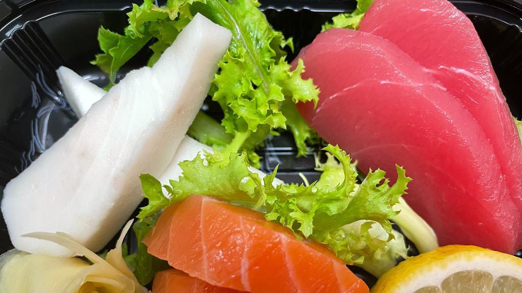 Sashimi Appetizers · Assorted sliced raw fish