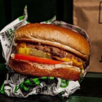 Lil' Betr Brgr · Vegan. Small but mighty SINGLE BETR BRGR with impossible patty, vegan cheese, lettuce & toma...