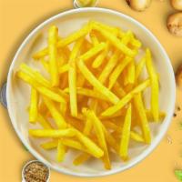Just Fries · (Vegetarian) Idaho potato fries cooked until golden brown garnished with salt.