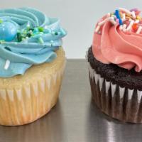 Classic Cupcake · Vanilla or chocolate cupcake with swiss merengue buttercream and premium sprinkles. Colors &...