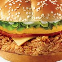 Zinger Chicken Sandwich (Only) · Mayonnaise, cheese, lettuce, tomato, Onion, ketchup.