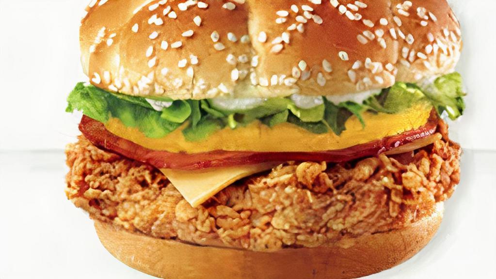 Zinger Chicken Sandwich (Only) · Mayonnaise, cheese, lettuce, tomato, Onion, ketchup.