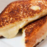 Grilled Cheese · Served on white toast.