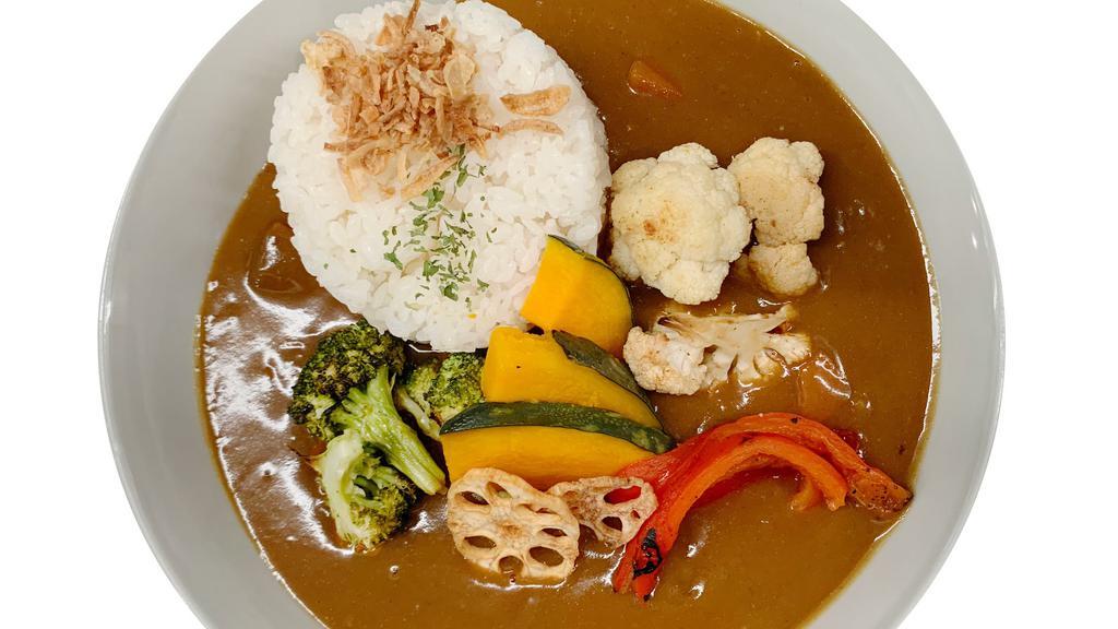Plain Beef Based Curry · (Please note our base curry now comes with seasonal vegetables. For additional toppings, please make your selections below.) Homemade 5-hour Japanese beef based curry with rice and vegetables.