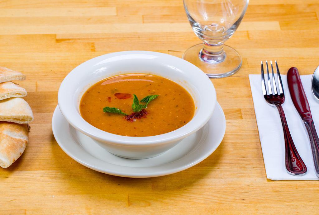 Lentil Soup · Savory Turkish lentil soup.