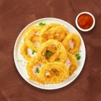 Lord Of The Onion Rings · Delicious onion rings fried to perfection served with your choice of sauce