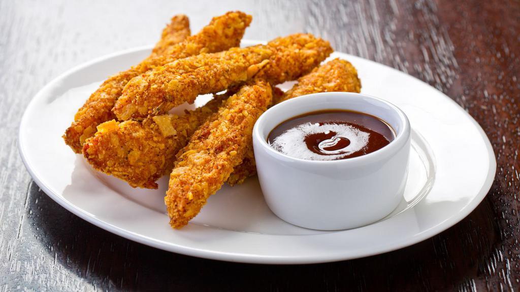 Crunchy Chicken Fingers · Golden crunchy chicken fingers.