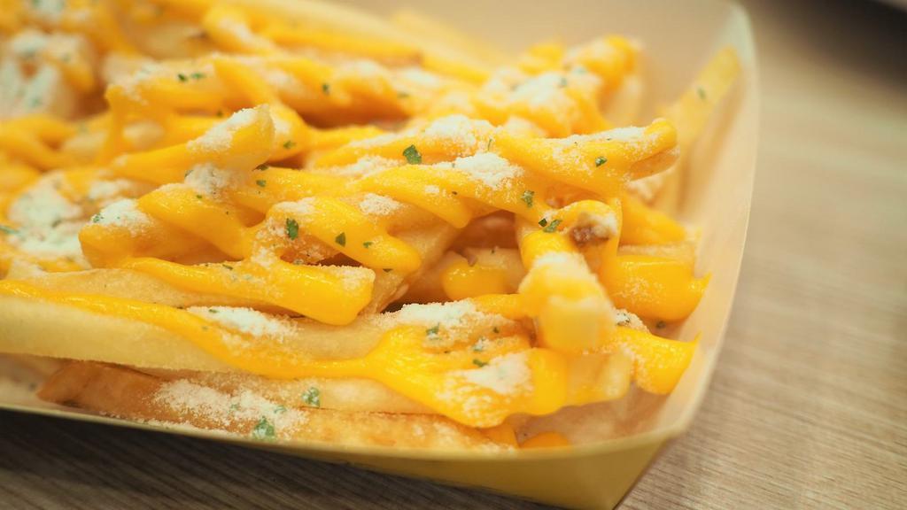Cheesy Fries · Cheesy french fries.
