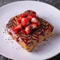 Pb&J + Toast · Multigrain + PB + Strawberry Jam + Seasonal Berries + Chia Seeds