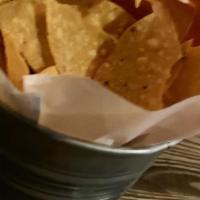 Chips & Dip · crispy corn tortilla/ black bean dip/ pico de gallo/ cheese fondue