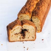 Sour Cream Coffee Cake Loaf · A traditional sour cream pound cake, with a charming twist. Our cinnamon-brown sugar swirl 