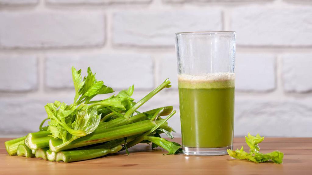 Power Green Juice · Fresh juice made from broccoli, kale and celery.