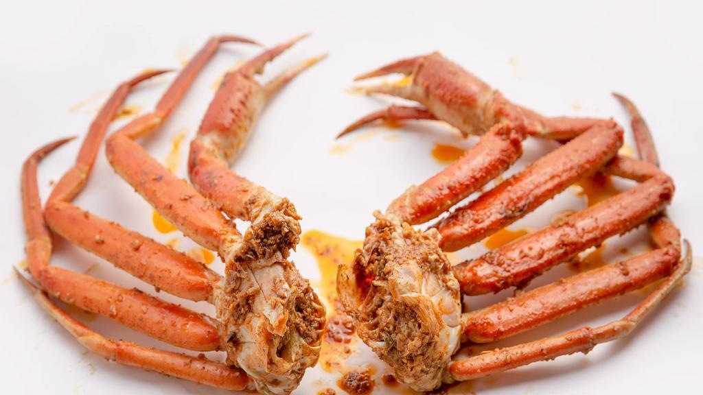 Snow Crab Legs · Our most popular boil offering, snow crab is named for its snowy white color when cooked and boasts a sweet, subtly briny flavor. The texture is firm and fibrous, easily shredding into pieces.