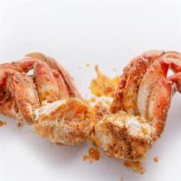 Dungeness Crab Clusters · A delicacy caught from the coast of Washington, these
crabs have a delicate flavor, texture ...