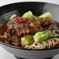 Braised Beef Noodle Soup · Hot and spicy.