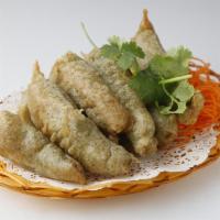 Deep Fried Yellow Croaker · Served with dried seaweed.