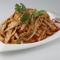 Spicy Bamboo Shoot · Hot and spicy.