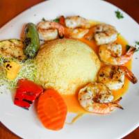 Char Grilled Shrimp · Jumbo shrimp marinated and grilled to perfection.