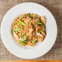Kow Pad · Fried rice with egg and your choice of beef, chicken, pork or shrimp.