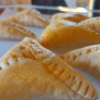 Pineapple Tarts  · Two mini tarts of flaky homemade pastry filled with a semi sweet delicious homemade jam made...