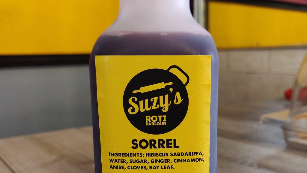 Sorrel · 16 oz. Fresh and homemade. A tangy and flowery sweet tea that blossoms on your taste buds.