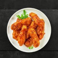 On The Hot Tenders · Chicken tenders breaded, fried until golden brown before being tossed in Nashville Hot sauce.