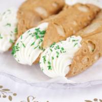 Cannoli, Large · The classic Italian favorite - a crunchy shell filled with delicious world famous cannoli cr...