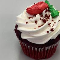 Red Velvet Cupcake With Buttercream · Red velvet cupcake with vanilla buttercream