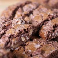 Chocolate Fancy Nut-1 Ib · A chocolate biscotti cookie loaded with nuts.