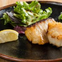 Gindara · Grilled Japanese black cod with miso.