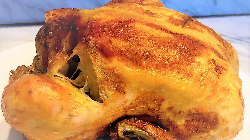 Rotisserie Chicken · No antibiotics added, freshly roasted  whole rotisserie chicken