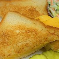 Grilled Cheese Sandwich · Made with white sandwich bread and American cheese