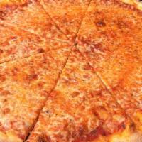 Cheese Pizza · 18 inch - Plain or sesame crust.