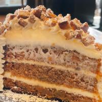 Carrot Cake · Spices and crushed walnuts