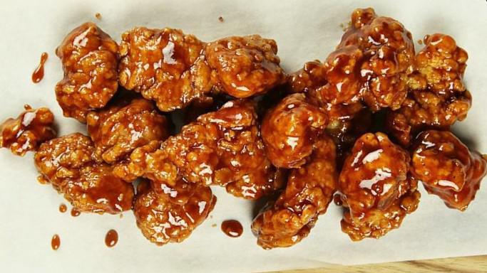 Boneless Wings · 80 Cal/Wing Breaded Tender All-White Meat Chicken. Each 3 oz dipping sauce is for an additional charge.