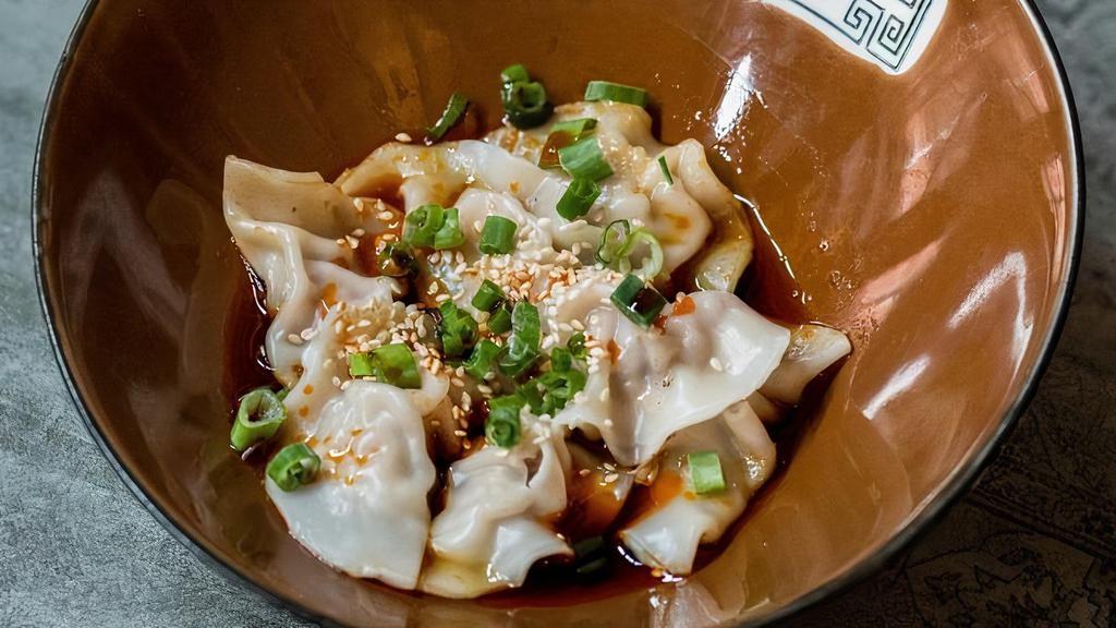 Sichuan Spicy Dumpling · Spicy. Pork dumpling with chef's special sweet and spicy sauce.