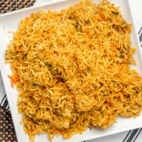 Amiya Biriyani · Old delhi style dum pukht basmati rice with Indian herbs and your choice of ingredient.